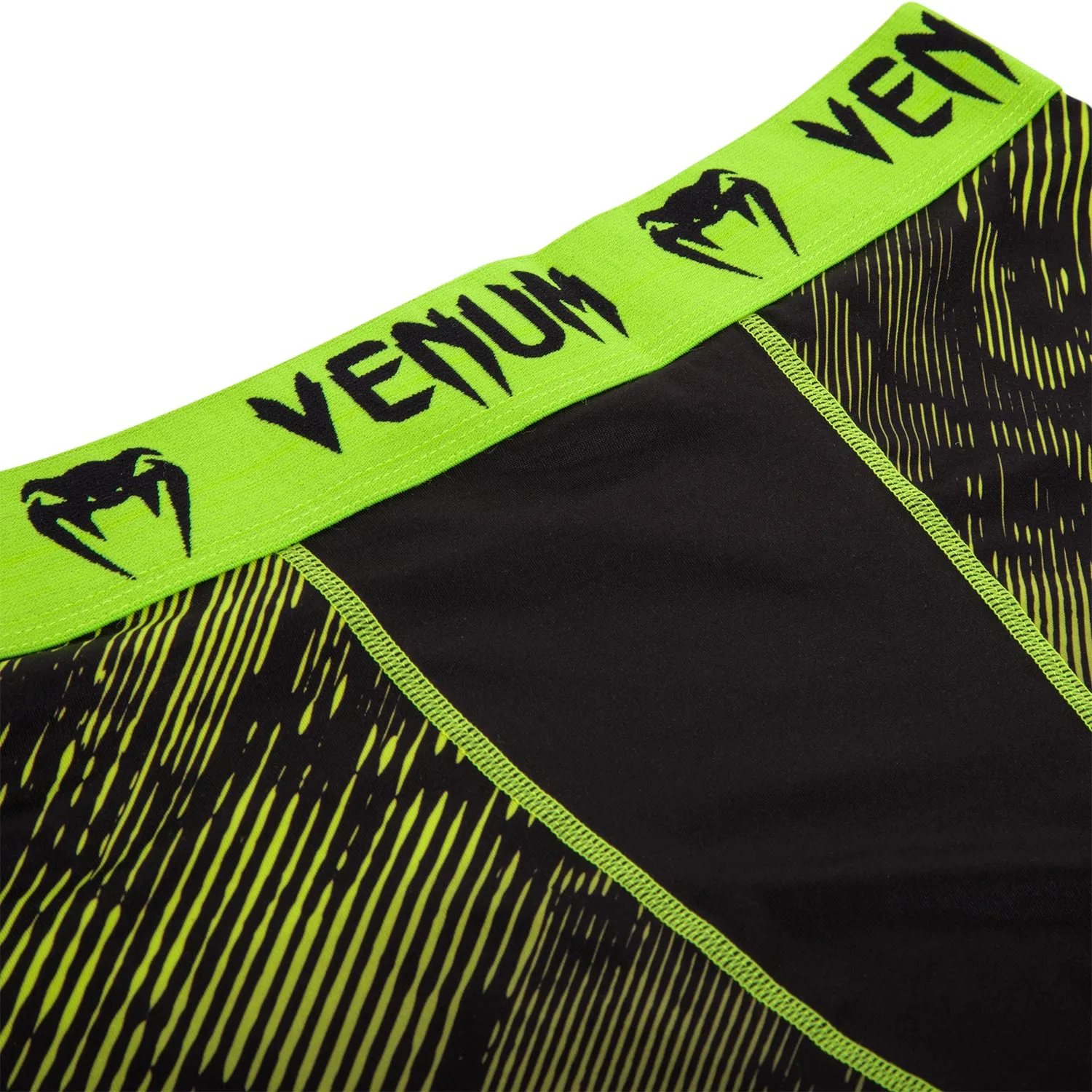 Venum Fusion Compression Shorts - Black/Yellow