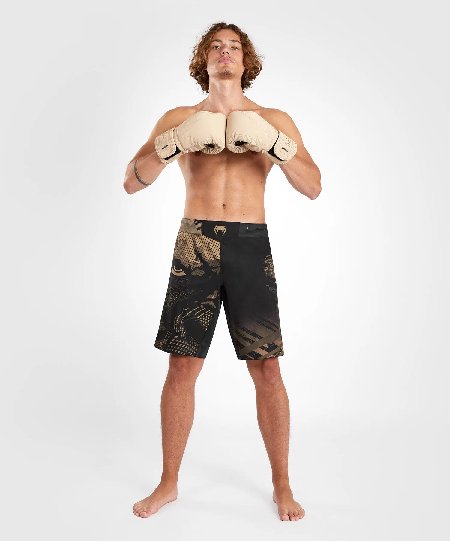 Venum Gorilla Jungle Fightshort - Black/Sand