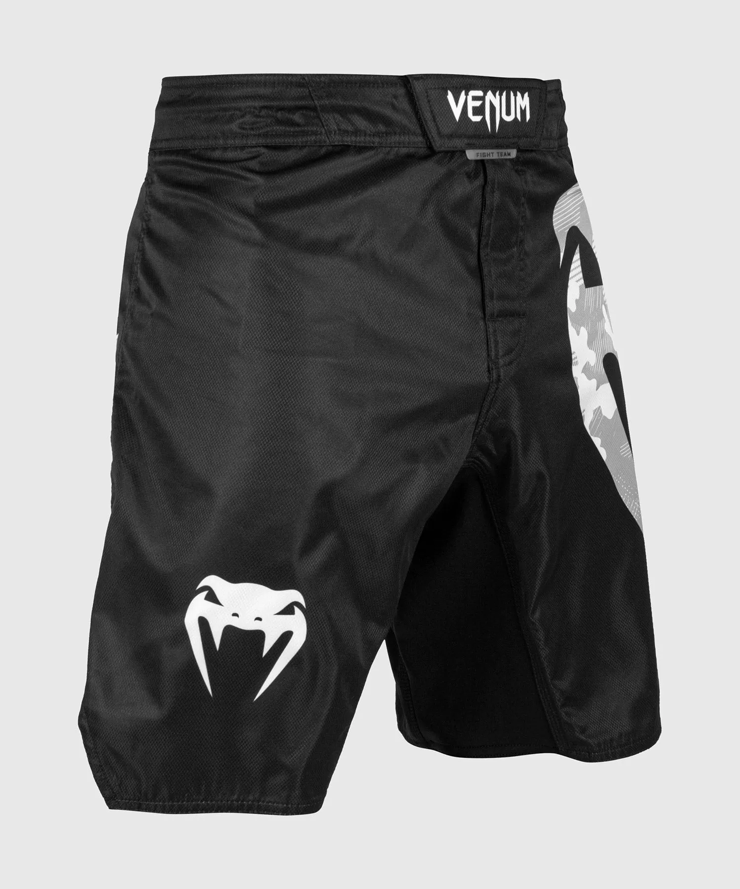 Venum Light 3.0 Fightshorts - Black/White Camo