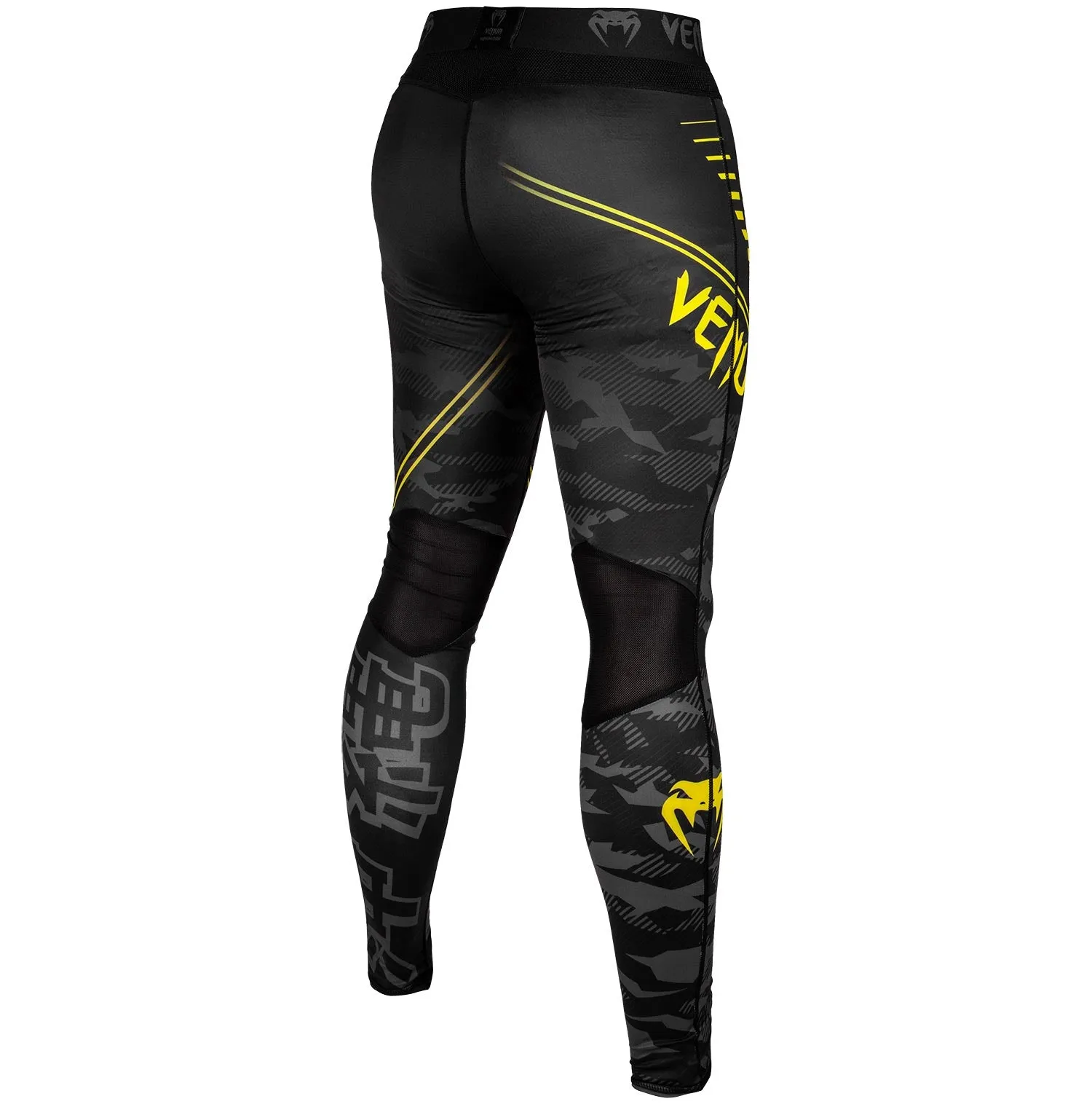 Venum Okinawa 2.0 Compression Tights - Black/Yellow