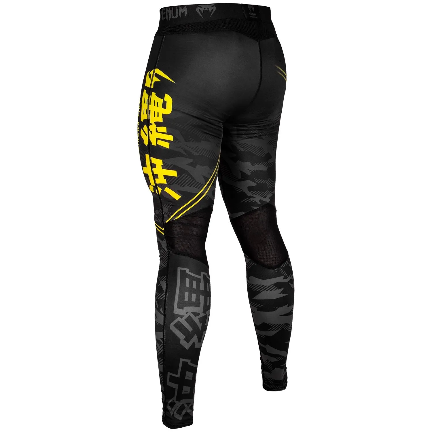 Venum Okinawa 2.0 Compression Tights - Black/Yellow