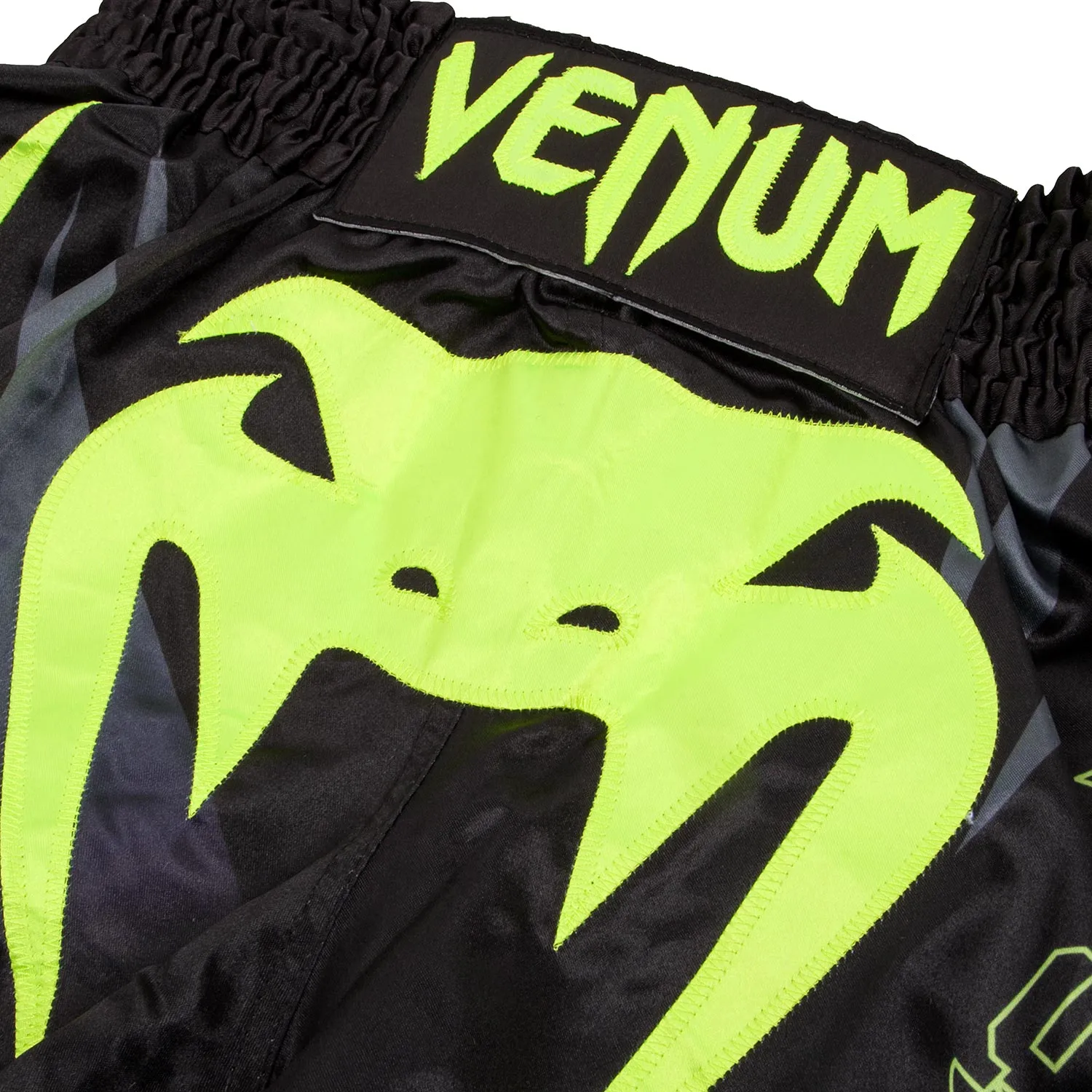 Venum Sharp 3.0 Muay Thai Shorts - Black/Neo Yellow