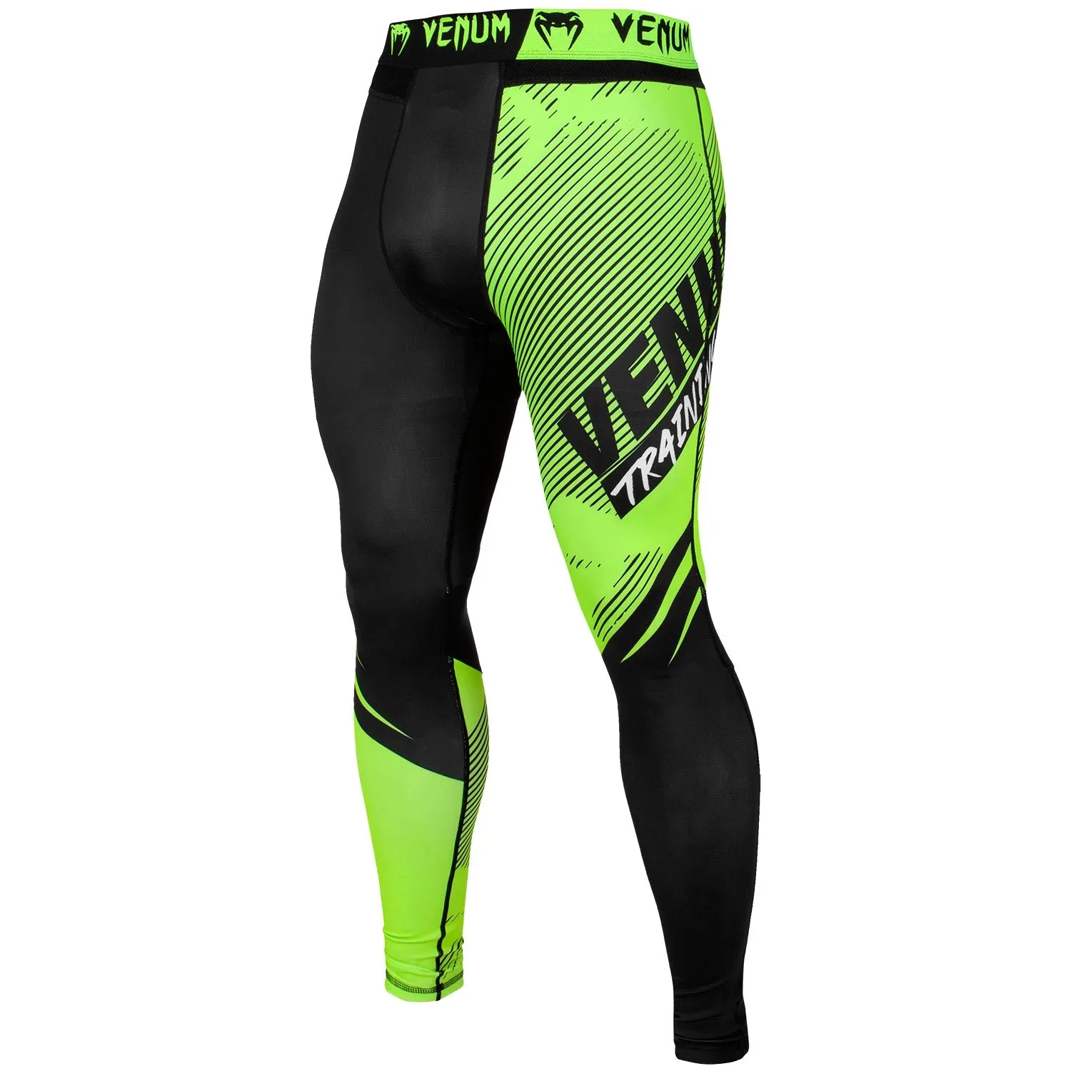 Venum Training Camp 2.0 Compression Tights - Black/Neo Yellow