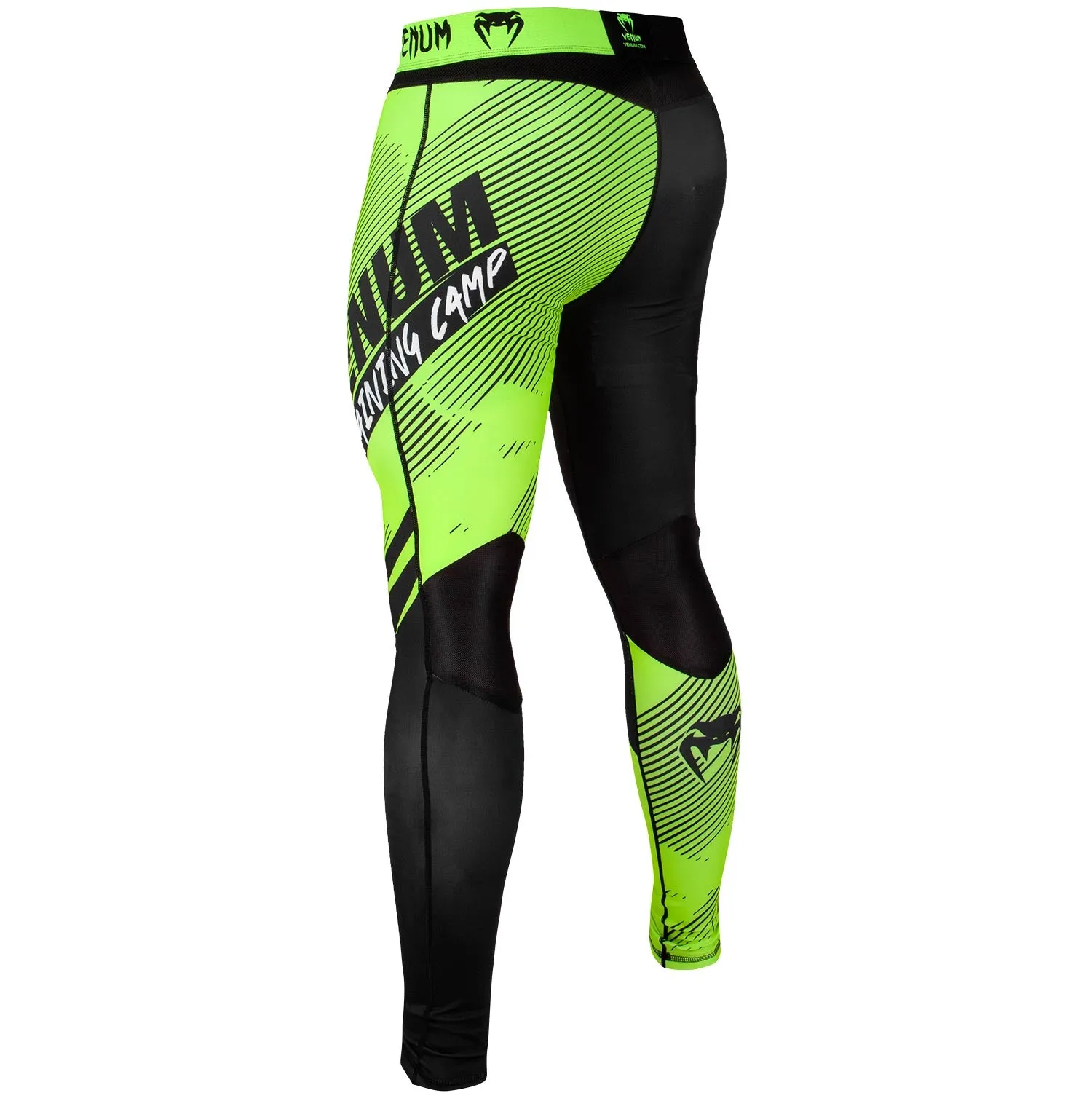 Venum Training Camp 2.0 Compression Tights - Black/Neo Yellow