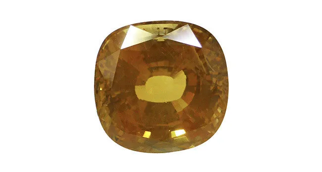 Yellow Sapphire, Cushion Cut 6.23ct